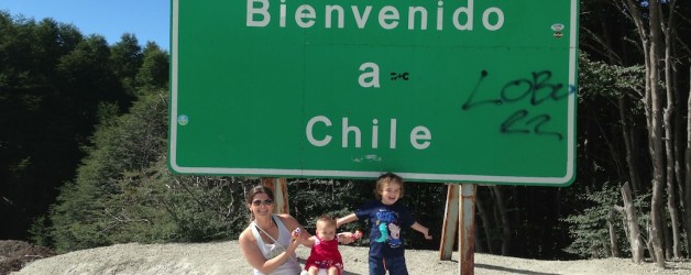 Entrando no Chile pelo Paso Cardenal Antonio