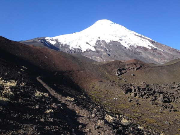 Trilha no Vulcão Osorno